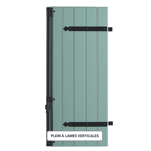 volets battants pvc plein lames verticales 03